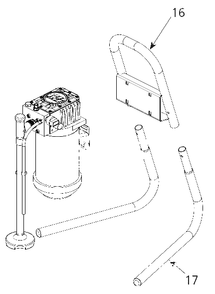 Assembly Parts Diagram and Parts List for PS250E  Campbell Hausfeld Paint Sprayer